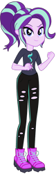 Size: 540x1676 | Tagged: safe, artist:ajosterio, imported from derpibooru, starlight glimmer, human, equestria girls, boots, clothes, cute, female, glimmerbetes, looking at you, pants, shirt, shoes, simple background, smiling, solo, transparent background