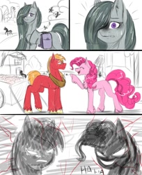 Size: 1100x1350 | Tagged: safe, artist:vera2002, imported from derpibooru, big macintosh, marble pie, pinkie pie, earth pony, pony, comic, female, male