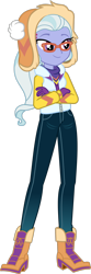 Size: 1280x3850 | Tagged: safe, artist:ajosterio, imported from derpibooru, sugarcoat, human, equestria girls, equestria girls series, holidays unwrapped, spoiler:eqg series (season 2), clothes, clothes swap, simple background, solo, transparent background, winter outfit