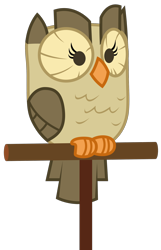 Size: 1500x2328 | Tagged: safe, artist:sketchmcreations, imported from derpibooru, owlowiscious, bird, owl, do princesses dream of magic sheep, male, perch, simple background, solo, transparent background, vector