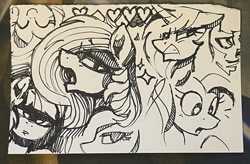 Size: 2048x1340 | Tagged: safe, artist:selenophile, imported from derpibooru, pony, unicorn, traditional art, vent art