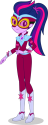 Size: 1605x4200 | Tagged: safe, artist:dustinwatsongkx, imported from derpibooru, masked matter-horn, sci-twi, twilight sparkle, human, equestria girls, movie magic, spoiler:eqg specials, geode of telekinesis, magical geodes, power ponies, simple background, solo, transparent background, vector