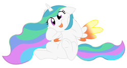 Size: 8200x4433 | Tagged: safe, artist:laszlvfx, artist:starshade, imported from derpibooru, princess celestia, alicorn, pony, absurd resolution, base used, cute, cutelestia, sillestia, silly, silly pony, simple background, solo, tongue out, transparent background