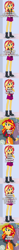 Size: 500x6415 | Tagged: safe, edit, edited screencap, editor:lord you know who, imported from derpibooru, screencap, sunset shimmer, equestria girls, equestria girls series, argentina, christmas, comic, food, holiday, human sunset, screencap comic, self paradox, self ponidox, spanish, translated in the description