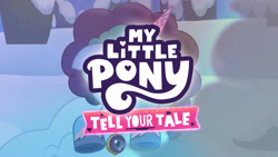 Size: 3072x1727 | Tagged: safe, imported from derpibooru, screencap, pony, unicorn, spoiler:g5, spoiler:my little pony: tell your tale, spoiler:tyts01e39, female, floppy ears, g5, high res, mare, misty brightdawn, my little pony logo, my little pony: tell your tale, night, solo, under the mistytoe, youtube link