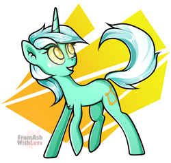 Size: 1877x1778 | Tagged: safe, artist:loverashley, imported from derpibooru, lyra heartstrings, pony, unicorn, abstract background, colored pupils, female, solo