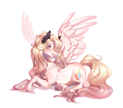 Size: 1929x1700 | Tagged: safe, artist:shady-bush, imported from derpibooru, oc, oc only, pegasus, pony, female, lying down, mare, prone, simple background, solo, tongue out, white background