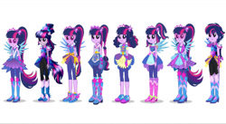 Size: 1280x700 | Tagged: safe, imported from derpibooru, sci-twi, twilight sparkle, equestria girls, legend of everfree, boots, clothes, clothes swap, cowboy boots, crystal guardian, high heel boots, pants, shoes, solo