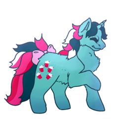 Size: 904x930 | Tagged: safe, imported from derpibooru, fizzy, unicorn, bow, female, mare, simple background, solo, tail, tail bow, transparent background