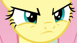 Size: 1920x1080 | Tagged: safe, imported from derpibooru, screencap, fluttershy, pegasus, pony, season 9, sweet and smoky, angry, badass, close-up, don't mess with fluttershy, extreme close-up, female, flutterbadass, mare, narrowed eyes, solo