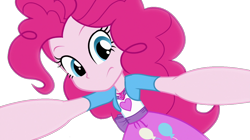 Size: 1280x718 | Tagged: safe, edit, edited screencap, imported from derpibooru, screencap, pinkie pie, equestria girls, mirror magic, spoiler:eqg specials, background removed, female, geode of sugar bombs, magical geodes, not a vector, simple background, solo, transparent background