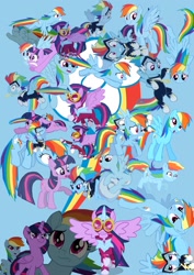 Size: 1280x1810 | Tagged: safe, artist:benpictures1, imported from derpibooru, masked matter-horn, rainbow dash, twilight sparkle, zapp, alicorn, pegasus, pony, a dog and pony show, daring don't, dragon quest, friendship is magic, my little pony: the movie, power ponies (episode), cute, dashabetes, female, inkscape, mare, power ponies, rainbow dash day, twiabetes, twilight sparkle (alicorn), vector