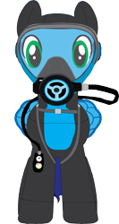 Size: 4250x7990 | Tagged: safe, artist:sonicstreak5344, imported from derpibooru, oc, oc only, pegasus, pony, full face mask, male, respirator, scuba gear, simple background, solo, sonic the hedgehog, sonic the hedgehog (series), stallion, transparent background, wetsuit