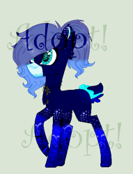 Size: 375x490 | Tagged: safe, artist:yulianapie26, imported from derpibooru, oc, oc only, earth pony, pony, base used, earth pony oc, female, mare, simple background, solo, watermark