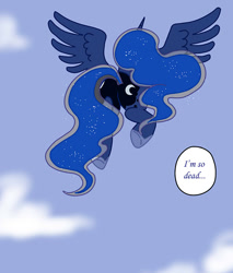 Size: 600x704 | Tagged: safe, artist:ask--luna-and-rarity, imported from derpibooru, princess luna, alicorn, pony, series:arc 1, solo