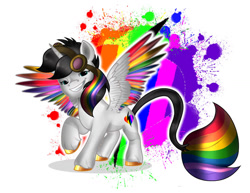 Size: 1024x791 | Tagged: safe, artist:1alexgreen1, artist:doraeartdreams-aspy, imported from derpibooru, oc, oc:lightning bliss, alicorn, pony, alicorn oc, aviator goggles, base used, cute, g5, generation leap, goggles, horn, my little pony: a new generation, ocbetes, wings