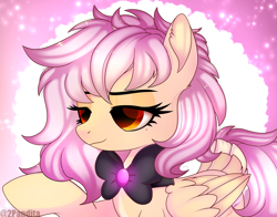 Size: 2500x1961 | Tagged: safe, artist:2pandita, imported from derpibooru, oc, oc:tender mist, pegasus, pony, female, mare, solo