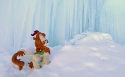 Size: 2048x1268 | Tagged: safe, imported from derpibooru, photographer:pakapaka1993, autumn blaze, kirin, pony, ice, icicle, irl, japan, photo, plushie, snow, solo, winter