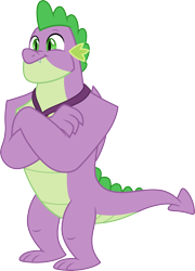 Size: 3000x4172 | Tagged: safe, artist:cloudy glow, imported from derpibooru, spike, dragon, the last problem, .ai available, male, older, older spike, simple background, solo, transparent background, vector