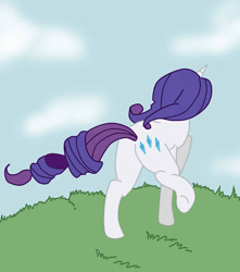 Size: 600x678 | Tagged: safe, artist:ask--luna-and-rarity, imported from derpibooru, rarity, pony, unicorn, series:arc 1, solo