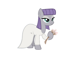 Size: 1280x1020 | Tagged: safe, artist:cartoonlover826, imported from derpibooru, maud pie, earth pony, boulder (g4), clothes, dress, simple background, smiling, solo, transparent background, vector, wedding dress, when she smiles