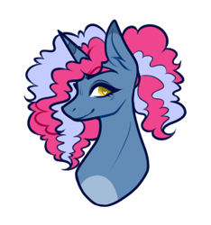 Size: 347x371 | Tagged: safe, artist:cyrinthia, imported from derpibooru, oc, pony, unicorn, female, mare, simple background, solo, transparent background