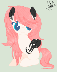 Size: 302x383 | Tagged: safe, artist:yulianapie26, imported from derpibooru, oc, oc only, earth pony, pony, earth pony oc, eyelashes, simple background, solo
