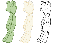 Size: 1700x1200 | Tagged: safe, artist:galeemlightseraphim, imported from derpibooru, oc, oc only, earth pony, pony, base, bipedal, earth pony oc, simple background, transparent background