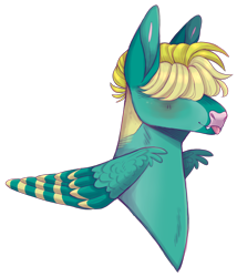 Size: 1890x2206 | Tagged: safe, artist:sleepy-nova, imported from derpibooru, oc, oc:lemon lime blast, pegasus, pony, bust, portrait, simple background, solo, transparent background