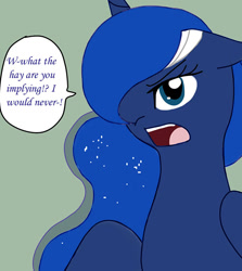 Size: 600x674 | Tagged: safe, artist:ask--luna-and-rarity, imported from derpibooru, princess luna, alicorn, pony, series:arc 1, bandage, solo