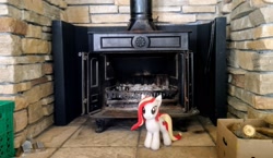 Size: 2048x1191 | Tagged: safe, imported from derpibooru, photographer:pakapaka1993, oc, oc only, oc:poniko, pony, furnace, hot springs, irl, japan, photo, plushie, solo, water, winter