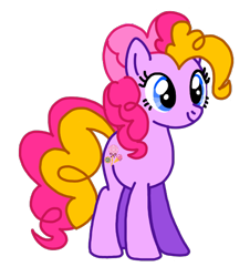 Size: 532x589 | Tagged: safe, artist:mattiedrawsponies, triple treat, earth pony, pony, colored, cute, female, g3, g3 to g4, g4, generation leap, mare, simple background, smiling, transparent background, triplebetes, vector