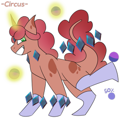 Size: 1033x1000 | Tagged: safe, artist:undergamergirl, imported from derpibooru, oc, original species, unicorn, adoptable, closed species, crysvalonia, gemstone pony, gemstones, magic, simple background, transparent background