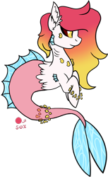 Size: 564x919 | Tagged: safe, artist:pure-blue-heart, imported from derpibooru, oc, oc:sherbert, merpony, original species, adoptable, base used, closed species, crysvalonia, gemstones, mergem, simple background, transparent background