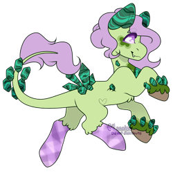 Size: 2500x2500 | Tagged: safe, artist:h-analea, imported from derpibooru, oc, oc:gustav, original species, closed species, commission, crysvalonia, gemstone pony, gemstones, male, purple eyes, purple mane, simple background, stallion, transparent background