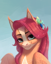 Size: 2400x3000 | Tagged: safe, artist:inarimayer, imported from derpibooru, oc, oc only, pegasus, pony, solo