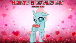 Size: 2063x1161 | Tagged: safe, artist:cheezedoodle96, artist:not-yet-a-brony, edit, imported from derpibooru, ocellus, changedling, changeling, 2022, february, hearts and hooves day, holiday, lyrics in the description, smiling, song in the description, song reference, valentine's day, youtube link in the description