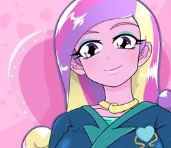 Size: 1480x1280 | Tagged: safe, alternate version, artist:batipin, imported from derpibooru, princess cadance, equestria girls, dean cadance, female, holiday, looking at you, simple background, solo, transparent background, valentine's day