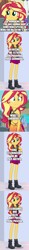 Size: 500x4248 | Tagged: safe, edit, edited screencap, imported from derpibooru, screencap, sunset shimmer, equestria girls, equestria girls series, argentina, comic, holiday, human sunset, screencap comic, self paradox, self ponidox, spanish, translated in the description, valentine's day