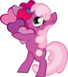 Size: 435x493 | Tagged: safe, imported from derpibooru, cheerilee, earth pony, pony, bipedal, cheeribetes, cute, facebook, female, heart, holiday, mare, official, simple background, solo, valentine, valentine's day, white background