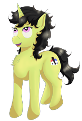 Size: 1900x2800 | Tagged: safe, artist:fdv.alekso, oc, oc:noelly, pony, unicorn, female, mare, ponerpics community collab 2022, solo