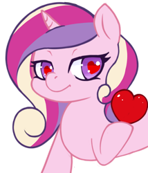 Size: 2328x2715 | Tagged: safe, artist:wild-thunder06, imported from derpibooru, princess cadance, alicorn, pony, heart, heart eyes, simple background, solo, transparent background, wingding eyes