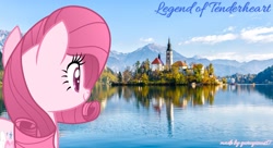 Size: 3300x1798 | Tagged: safe, artist:tanahgrogot, imported from derpibooru, oc, oc:annisa trihapsari, earth pony, pony, female, high res, irl, lake bled, mare, photo, ponies in real life, slovenia, solo