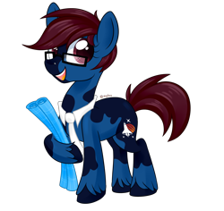 Size: 3737x3529 | Tagged: safe, artist:kaikururu, imported from derpibooru, oc, earth pony, pony, earth pony oc, eyelashes, female, glasses, mare, necktie, simple background, smiling, solo, transparent background, unshorn fetlocks