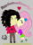 Size: 1920x2616 | Tagged: safe, artist:flutteryaylove, imported from derpibooru, fluttershy, oc, oc:lusshy aragrev, equestria girls, cheek kiss, converse, duo, gray background, hearts and hooves day, kissing, shoes, simple background, smiling, text