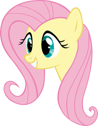 Size: 759x974 | Tagged: safe, artist:dashofrainbow235, imported from derpibooru, fluttershy, pony, bust, female, mare, simple background, transparent background, vector