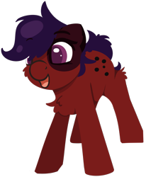 Size: 1313x1592 | Tagged: safe, artist:rhythmpixel, imported from derpibooru, oc, oc:mony caalot, earth pony, pony, female, full body, simple background, smiling, solo, transparent background