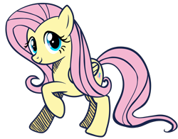 Size: 5941x4652 | Tagged: safe, artist:galaxyart, imported from derpibooru, fluttershy, pegasus, pony, 2012, absurd resolution, old art, simple background, solo, transparent background
