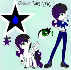 Size: 1184x1167 | Tagged: safe, artist:teonnakatztkgs, imported from derpibooru, oc, oc only, pegasus, pony, equestria girls, base used, duo, equestria girls-ified, hand on hip, pegasus oc, reference sheet, smiling, solo, wings