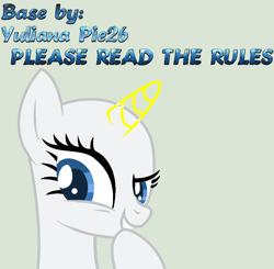 Size: 1026x1005 | Tagged: safe, artist:yulianapie26, imported from derpibooru, oc, oc only, pony, unicorn, base, eyelashes, female, horn, mare, simple background, smiling, smirk, solo, thinking, unicorn oc